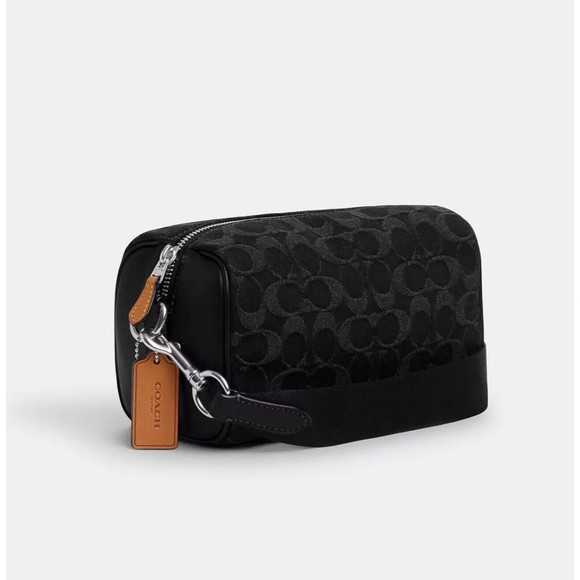 Coach CO945 Axel 3 in 1 Crossbody In Signature Denim Black NWT Org $398 - Picture 8 of 11